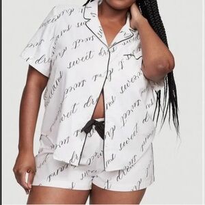 Flannel short pj set